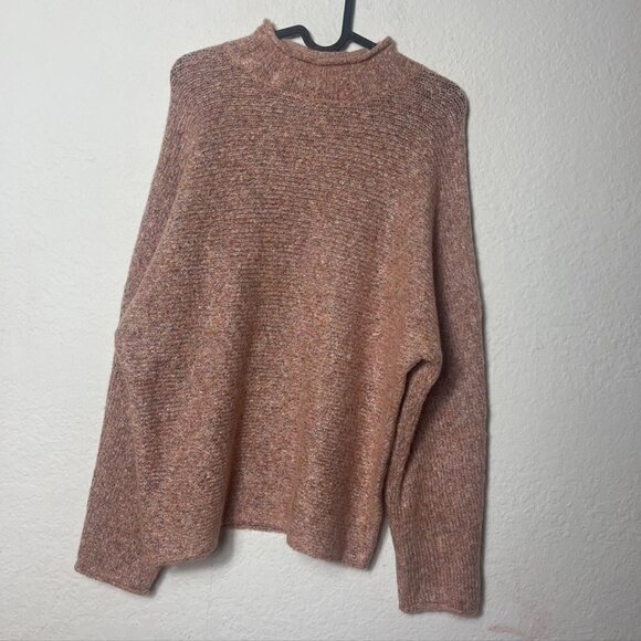 Workshop Mock Neckline Long Sleeve Wool Blend Sweater - Picture 1 of 8
